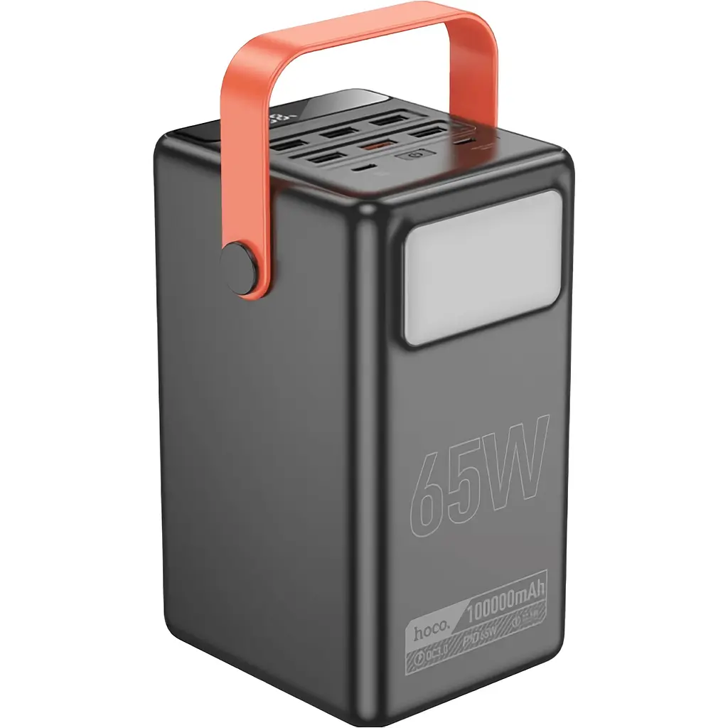 Зовнішній акумулятор Hoco Centurion DB03 Max 100000mAh 65W Black [122156] - фото 2