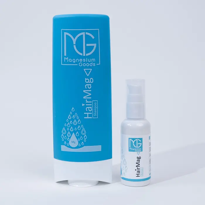 Бессульфатный шампунь для волос с природным магнием и аминокислотами HairMag Shampoo Magnesium Goods 200 мл - фото 2