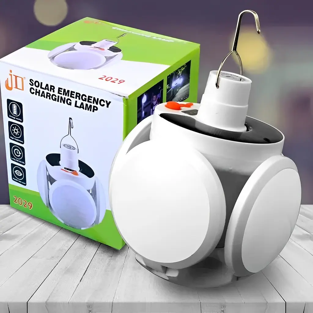 Акумуляторна кемпінгова LED-лампа з сонячною панелью Bailong 100W BL-2029 USB - фото 10