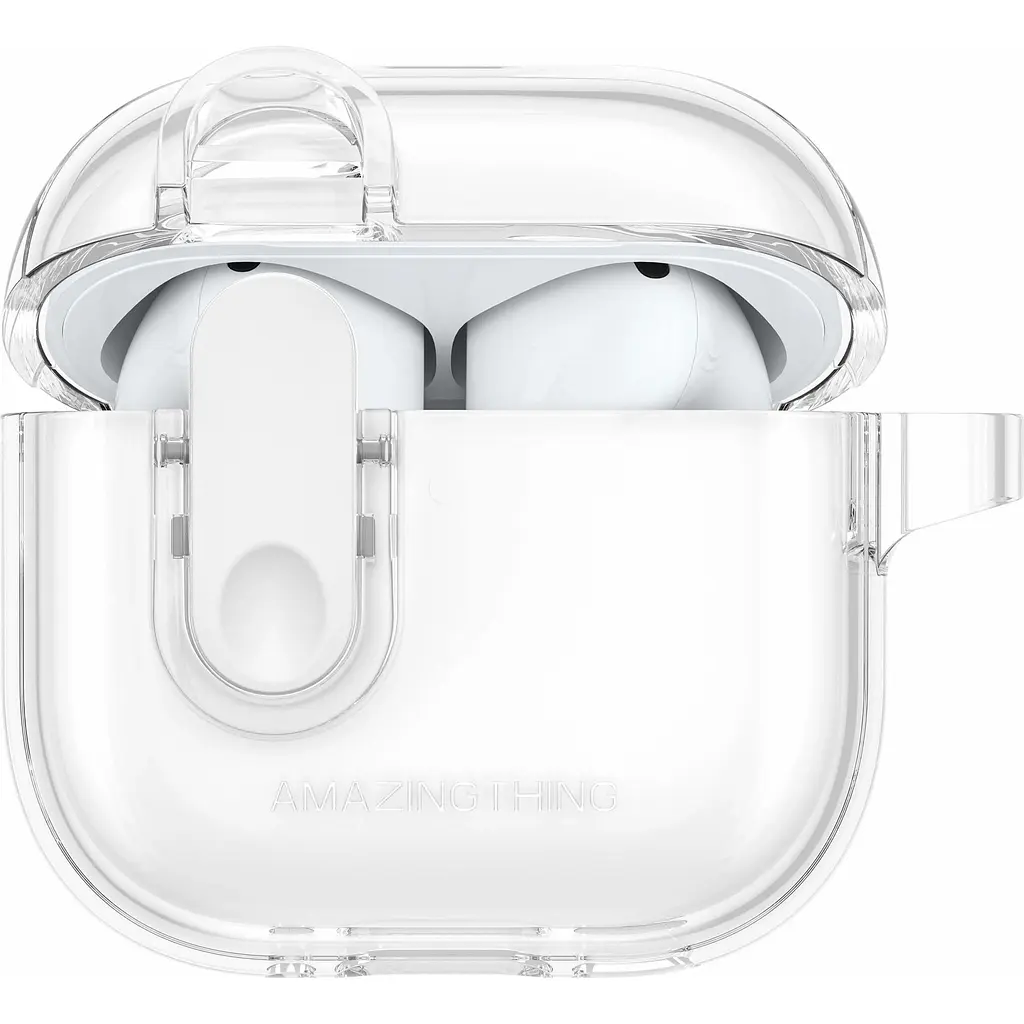 Чохол AmazingThing Minimal Click Case для AirPods 4 Clear [143233] - фото 2