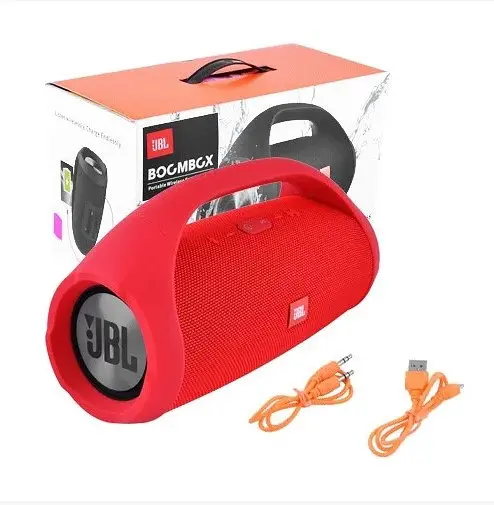 Bluetooth стовпчик Boombox mini Red / Портативний стовпчик Бумбокс Міні (au103) - фото 5