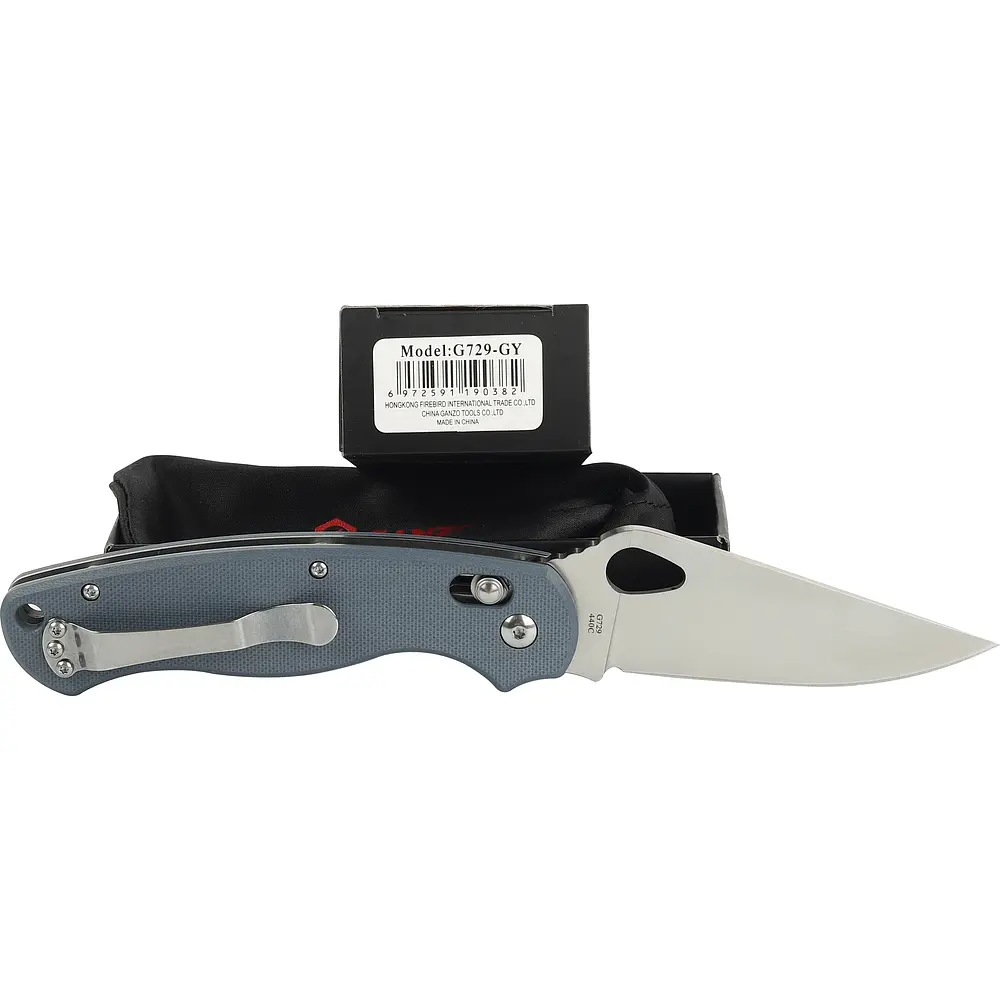 Ніж складаний Ganzo G729-GY сiрий - фото 8