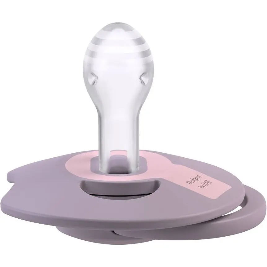 Пустышка силиконовая динамическая LOVI Prime 18 месяцев+, 2 шт. lilac/violet (34/423) - фото 3