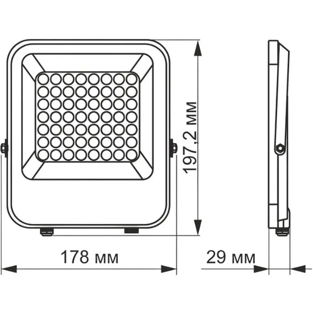 Прожектор Videx Premium LED F2 30W 5000K (VL-F2-305G) - фото 3