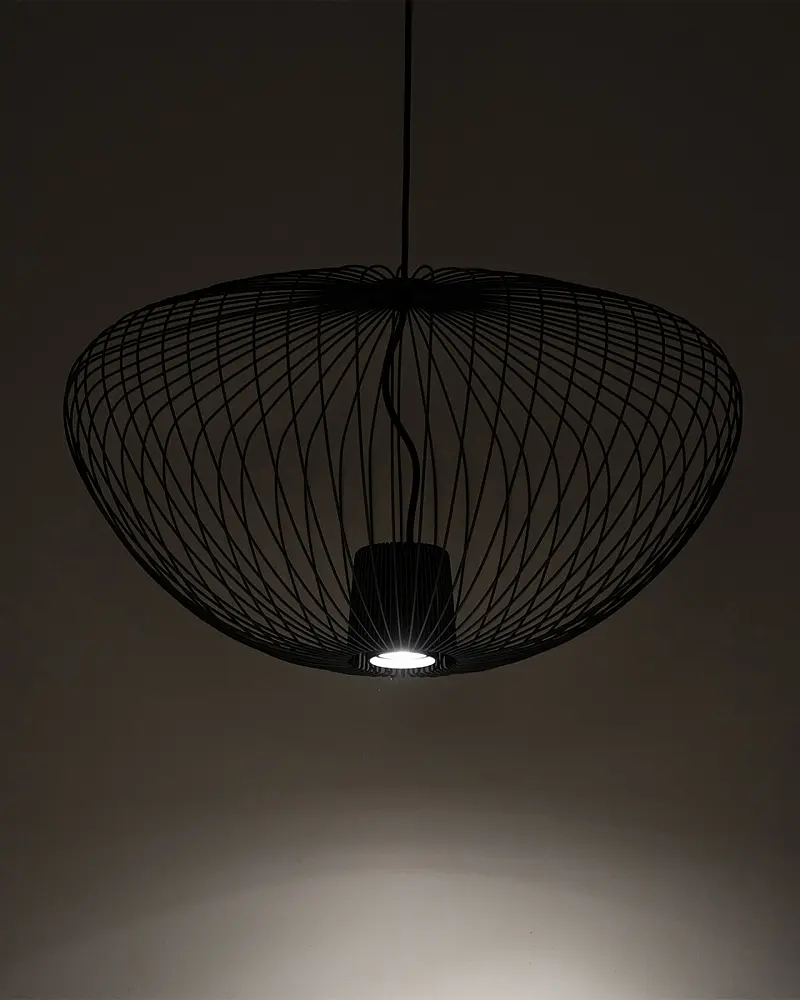 Подвесной светильник, люстра Nowodvorski 11245 Pumpkin M GU10 1x10W IP20 Темно-серый - фото 3