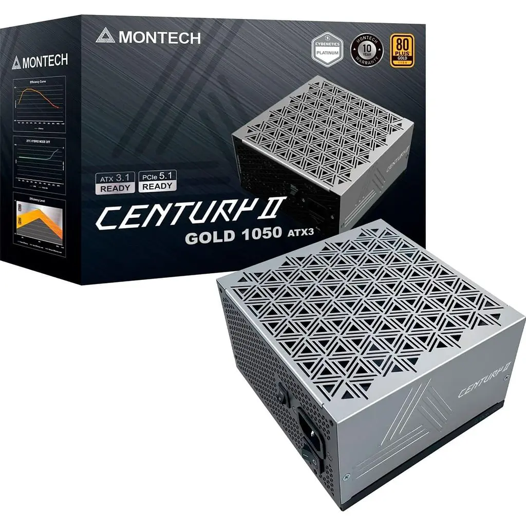 Блок живлення MONTECH CENTURY II 1050W ATX 3.1 80+ Gold (CENTURY II 1050) - фото 7