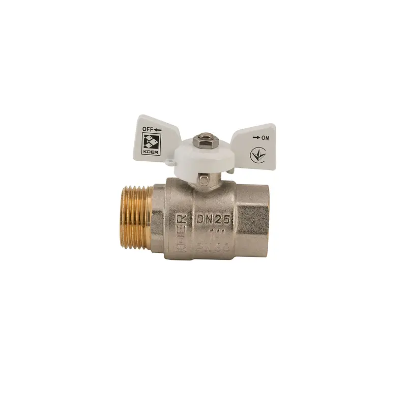 Кран кульовий Koer 1" ГШМ (KR.218.W) білий KR0184 - фото 5