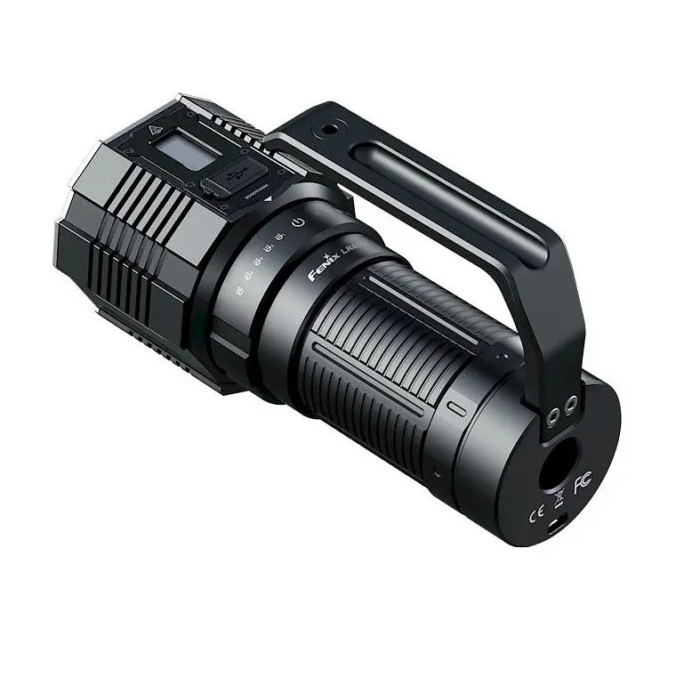 Суперпотужний пошуковий ручний ліхтар Fenix LR60R 21000лм Type-C (Чорний) - фото 3
