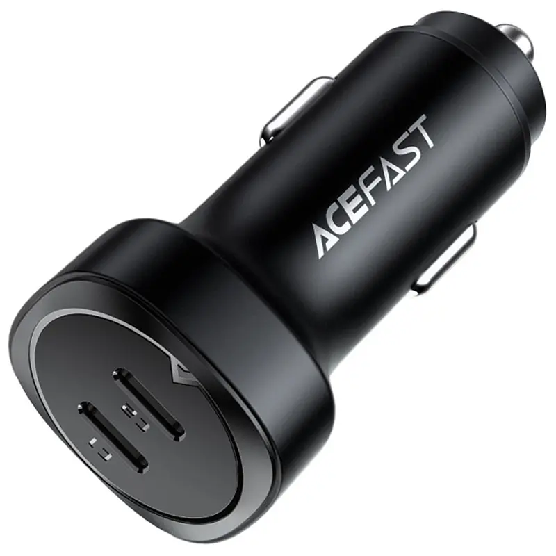 АЗП Acefast B2 PD36W+PD36W total 72W (2USB-C) Black - фото 2