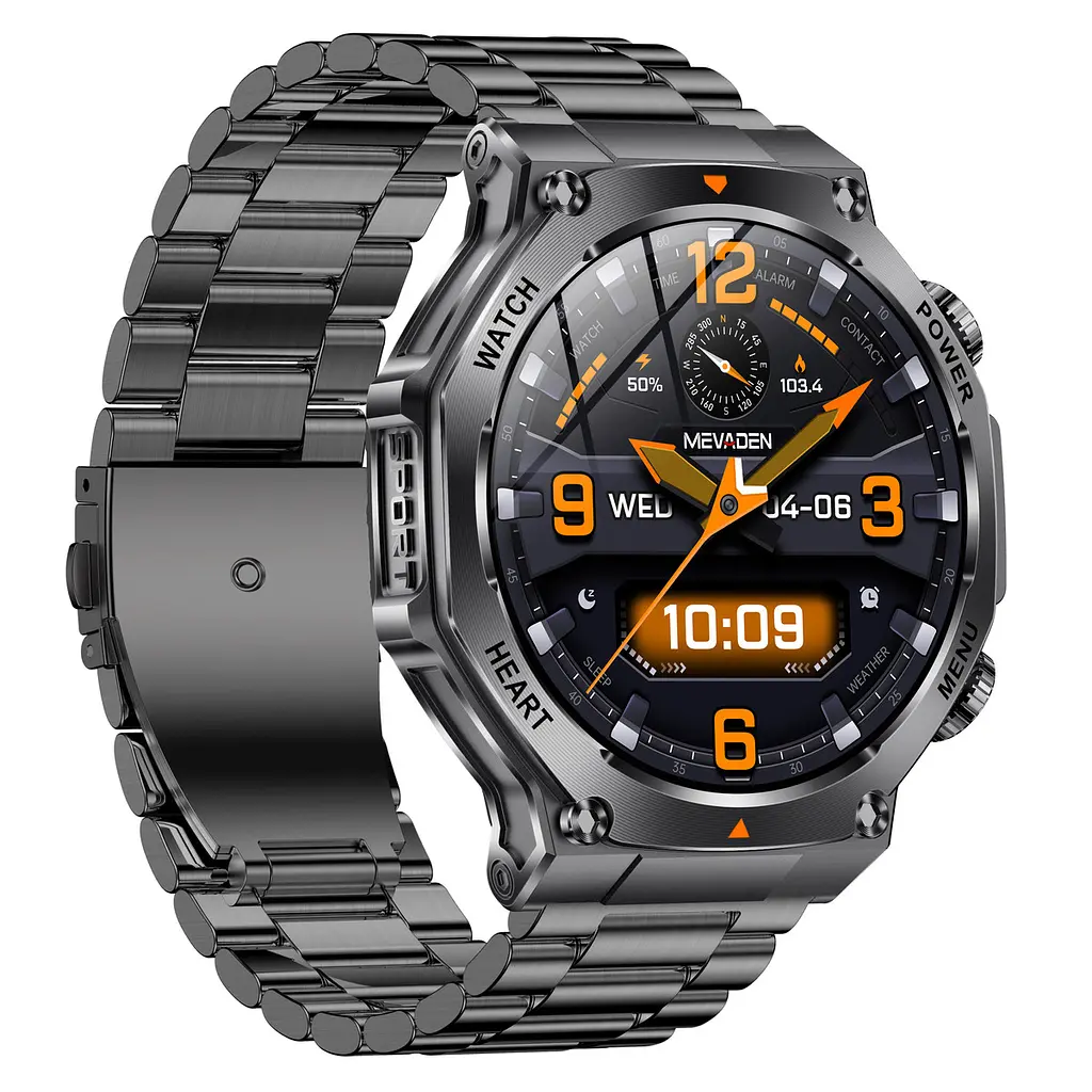 Часы Smart Mevaden Ultra Steel, 2 ремешка - фото 10