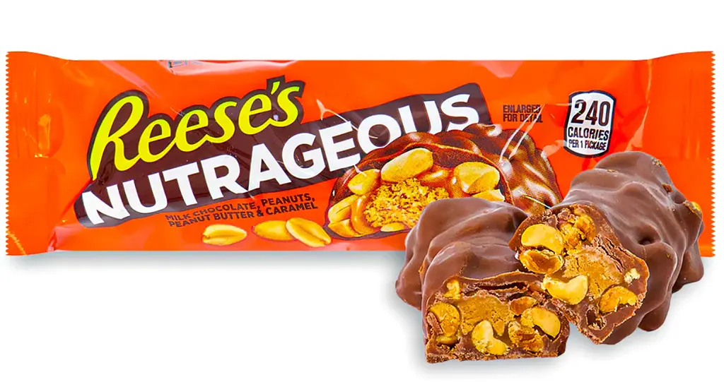 Шоколадний батончик Reese's Nutrageous 47 г - фото 2