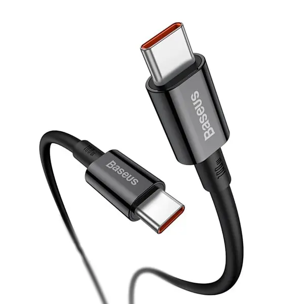 Кабель Baseus Superior Series Fast Charging Data Cable Type-C to Type-C 100W 1m Black - фото 2