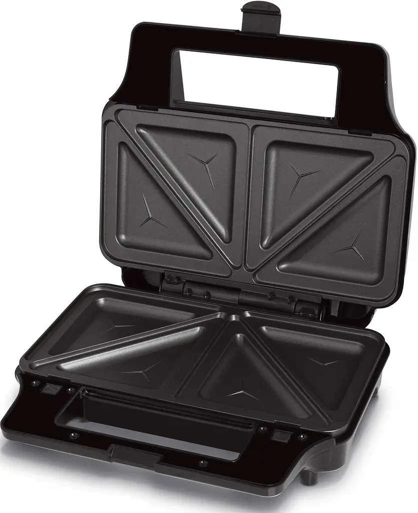 Мультимейкер Sencor 900 Вт комплект 4 пластини алюміній нержав.сталь пластик чорний-шампань - фото 9