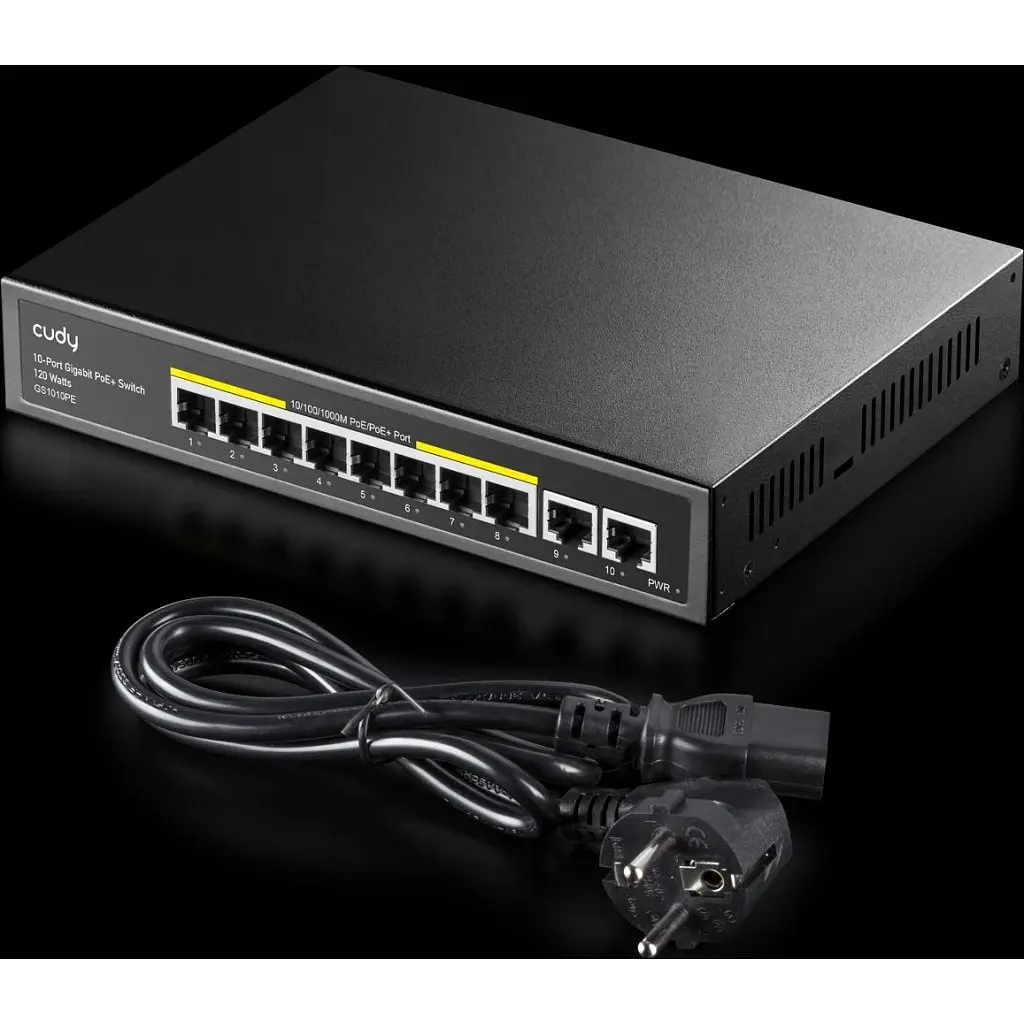 Комутатор мережевий Cudy GS1010PE - фото 6