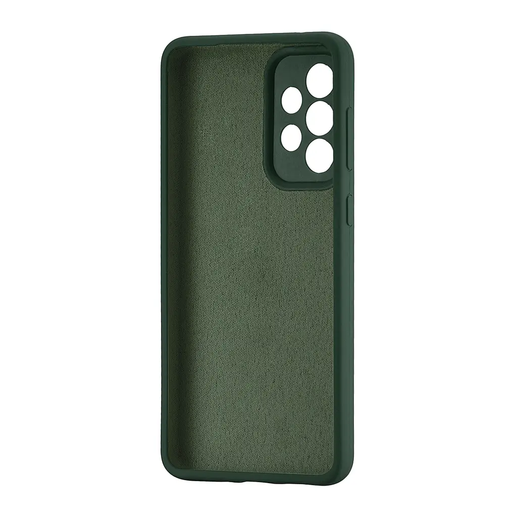 Чохол Silicone Case Samsung A33 5G (A336) Dark Green - фото 2