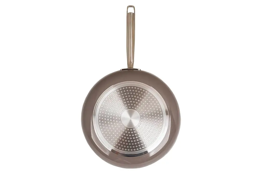 Сковорода антипригарна Maestro MR-1209-20 діаметр 20 см Ceramic алюміній - фото 3