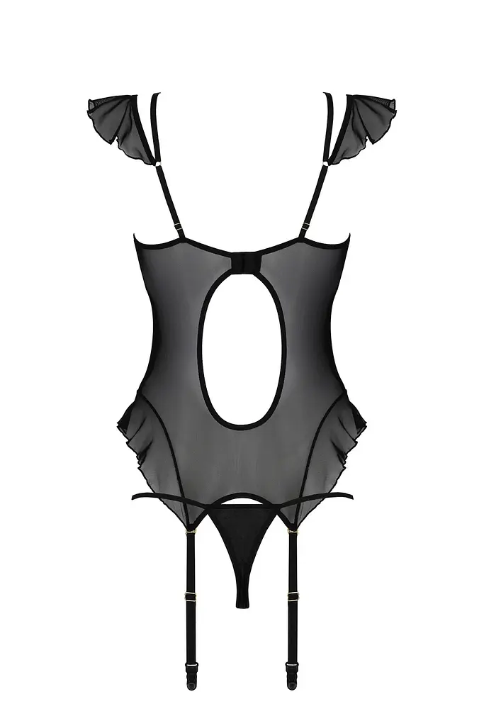 Корсет та стрінги Casmir Kitasana XXL/XXX чорний - фото 5