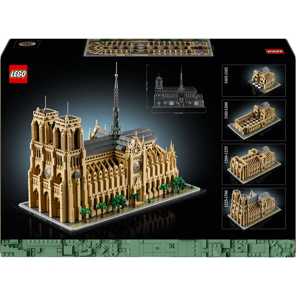 Конструктор LEGO Architecture Нотр-Дам-де-Пари 4383 детали (21061) - фото 17