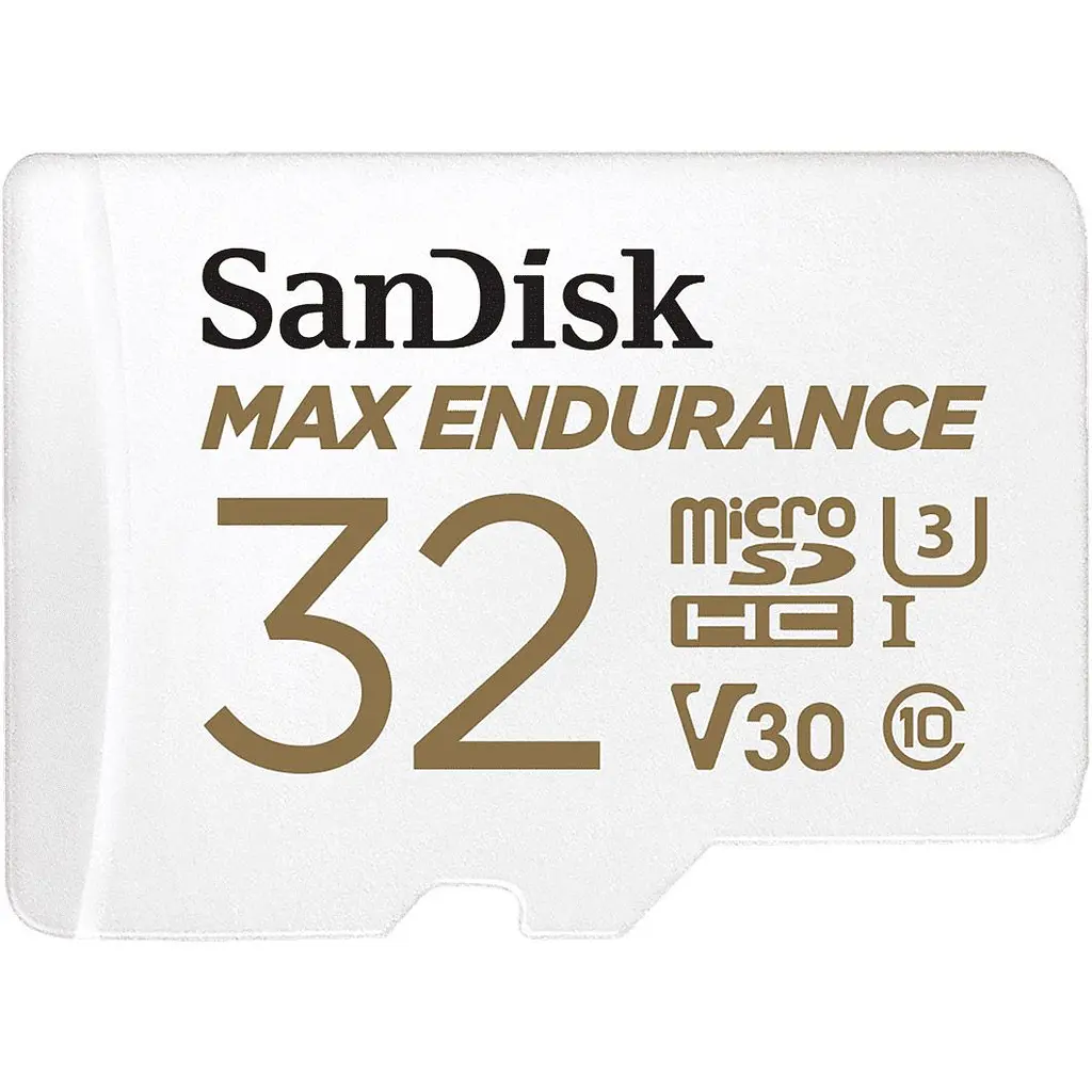 Карта пам'яті SanDisk microSDHC 32GB UHS-I Max Endurance U3 V30 R-100MB/s + SD Adapter (SDSQQVR-032G-GN6IA) [174431] - фото 2