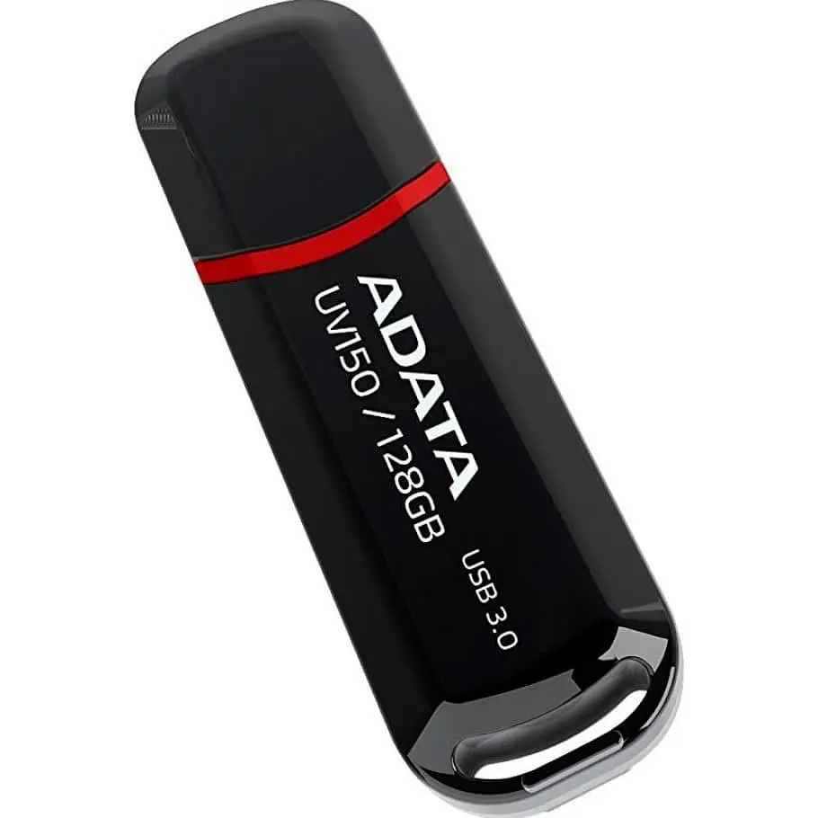 Флеш-накопичувач Adata Flash 128Gb USB 3.2 UV 150 Black (AUV150-128G-RBK)