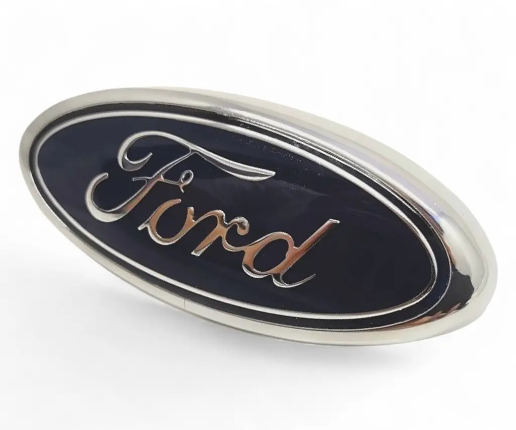 Емблема Ford Синій + Хром 90х38 мм (на скотчі) - фото 4