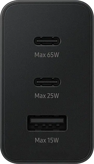Зарядное устройство для Samsung 65 W Trio (EP-T6530NBEGEU) черный - фото 4