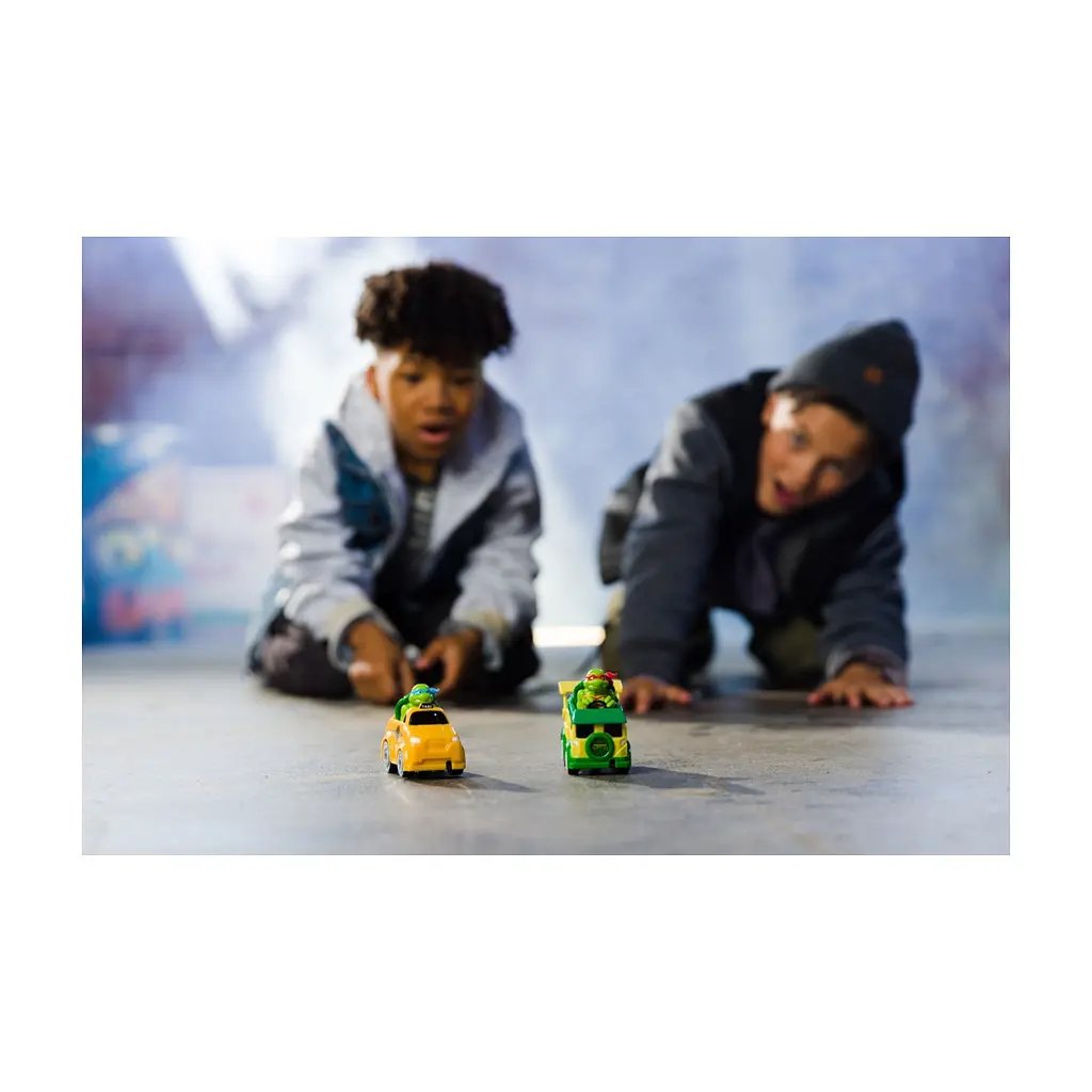 Ігровий набір Funrise TMNT Черепашки-ніндзя класичні Гонщик з лаунчером Мікеланджело (71018) - фото 2