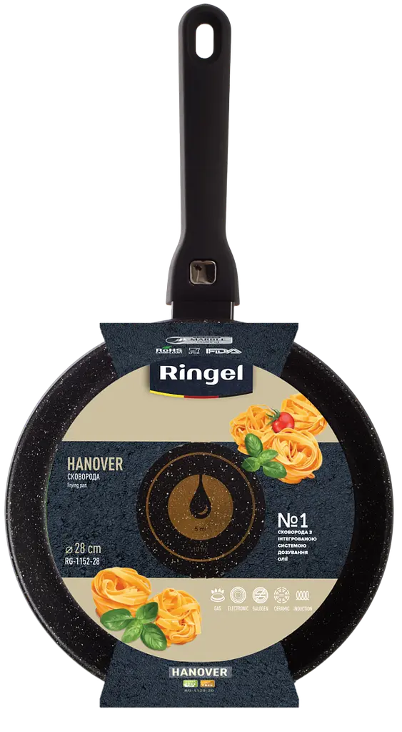 Сковорода Ringel Hanover 28 см kuh0016747 - фото 3