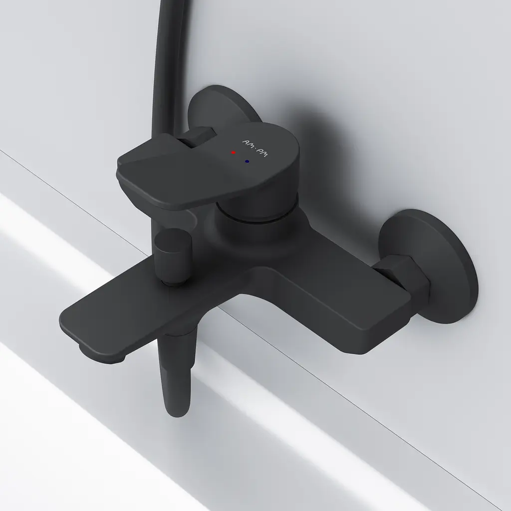 Смеситель для ванны Am.Pm X-Joy black F85A10022 Черный матовый - фото 11