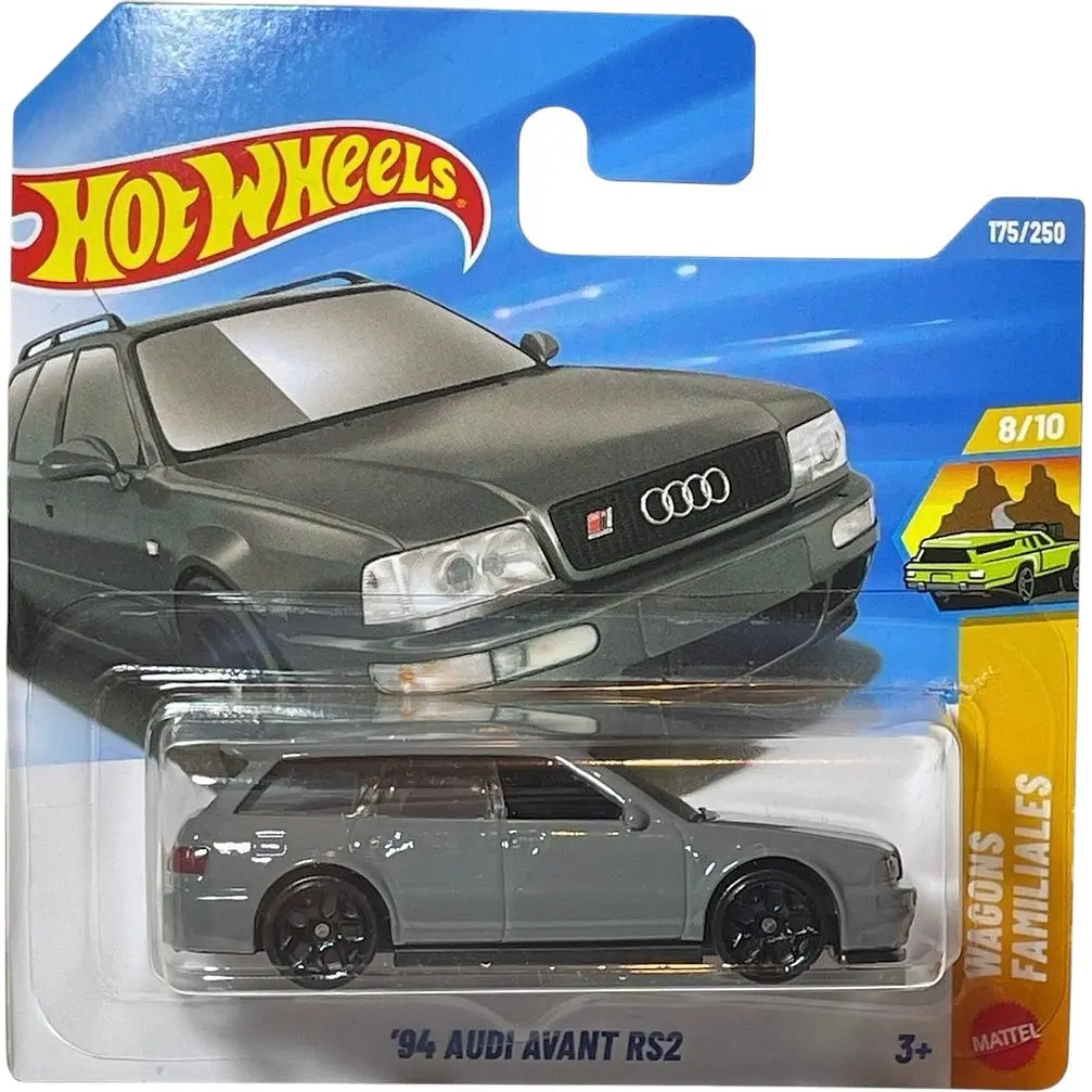 Базова машинка Hot Wheels Wagons 94 Audi Avant RS2 сіра (5785) JJK18-N521