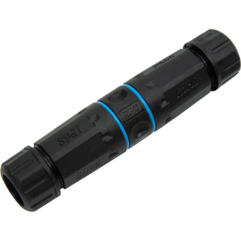 Перехідник PowerPlant RJ 45 для UTP CAT 5 E, IP 68