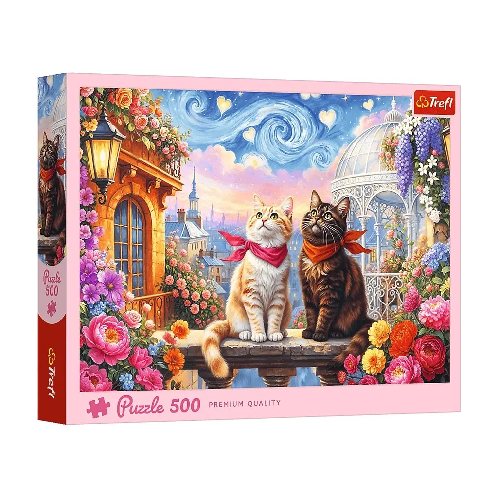 Пазл Trefl Люблячі котики 500 елементів (5900511375534)