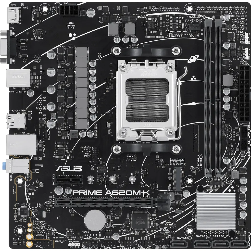 Материнська плата ASUS PRIME A620M-K - фото 2
