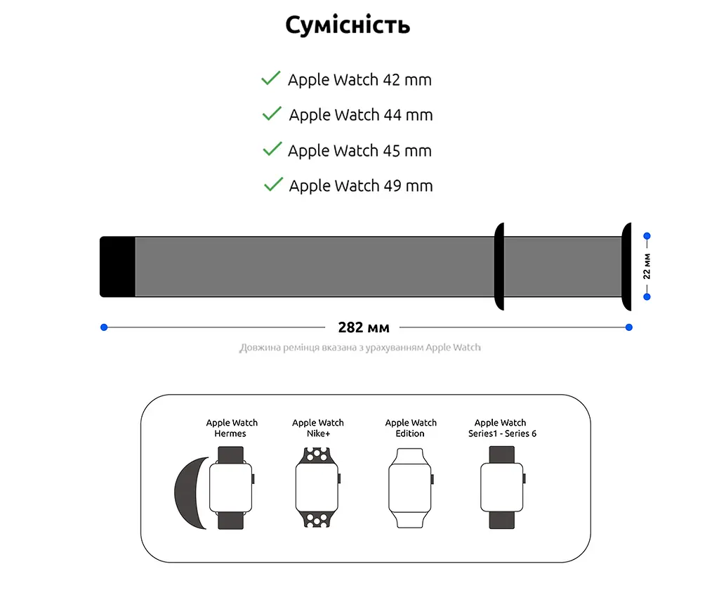 Силіконовий ремінець на смарт-годинник для Apple Watch 42,44,45,46,49 mm, Sport Band (3 Straps), pine green, зі зручною застібкою, для годинника епл вотч, спортивний, ArmorStandart (ARM56845) - фото 4