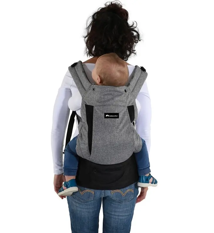 Сумка-кенгуру Bebe Confort Physionest,Gray Mist, светло-серая (2605440210) - фото 5