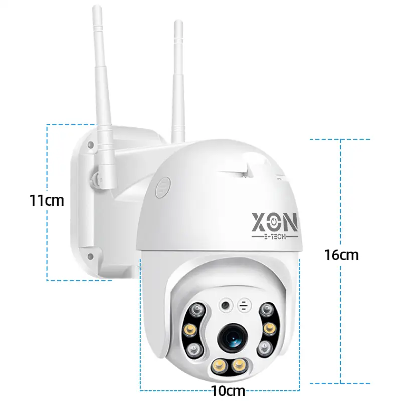 IP-камера вулична XON SmartCam Wi-Fi 1080P Білий (GCWEW21VW 4804) - фото 4
