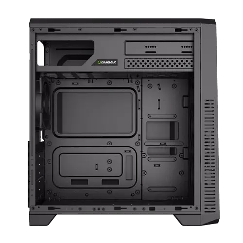 Корпус GameMax G561 Black, без БЖ, Midi Tower, ATX / Micro ATX / Mini ITX, 1хUSB 3.0, 2хUSB 2.0, 3x120 мм LED, 424x200x452 мм - фото 6