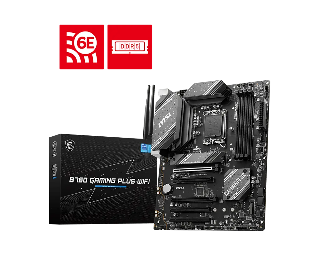Материнська плата MSI B760 Gaming Plus Wi-Fi LGA 1700 (B760 GAMING PLUS WIFI) - фото 4