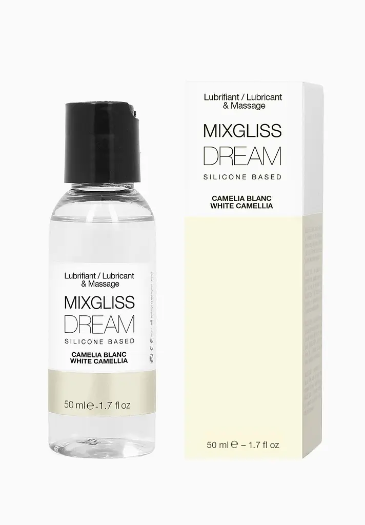 Лубрикант MixGliss Dream-Camelia Blanc - на основі силіконової основі з ароматом білої камелії, 50 мл - фото 2