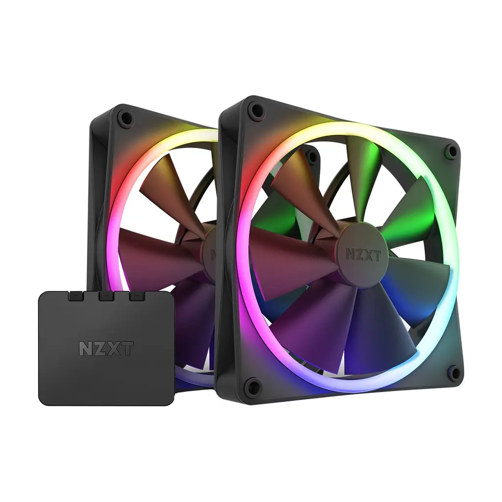Кулер до корпусу NZXT F140RGB Twin (Black) (RF-R14DF-B1)