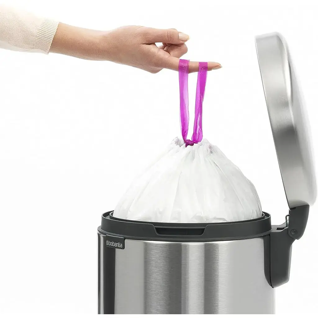 Ведро для мусора Brabantia Pedal Bin стальное 12 л (113604) - фото 4