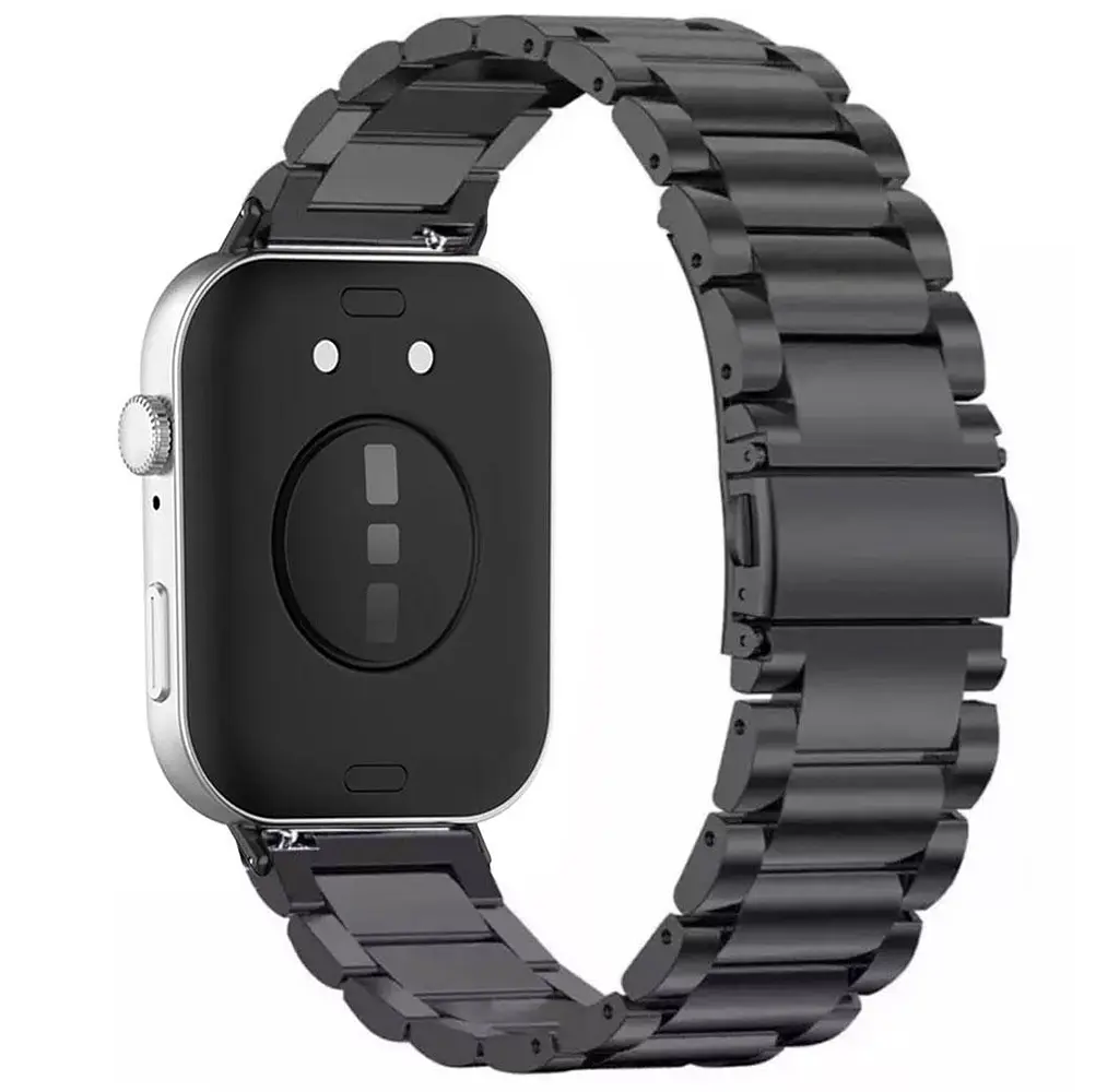 Металевий ремінець Primolux для годинника Huawei Watch Fit 3 Black - фото 3