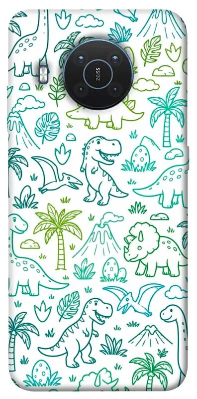 TPU чохол Demsky Dino pattern для Nokia X10 / X20