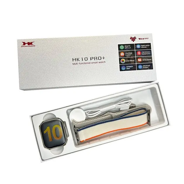 Смарт-годинник HK 10 Pro Plus IP67+Amoled Grey+Gold - фото 6