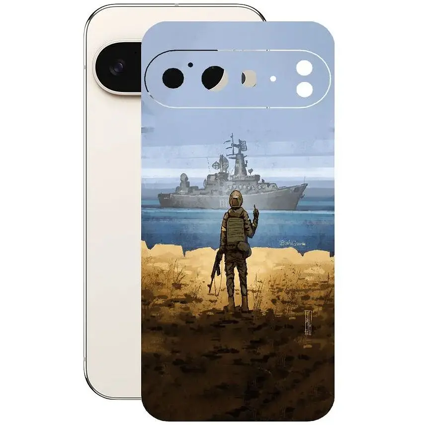 Защитная пленка StatusSKIN для Google Pixel 9 Pro XL Корпус Винил Корабль - фото 1