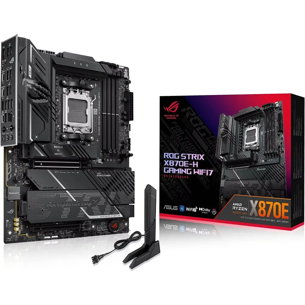 Материнська плата ASUS ROG STRIX X870E-H GAMING WIFI7 (ROG STRIX X870E-H GAMING WIFI7) (Socket AM5, AMD X870E, ATX) - фото 8
