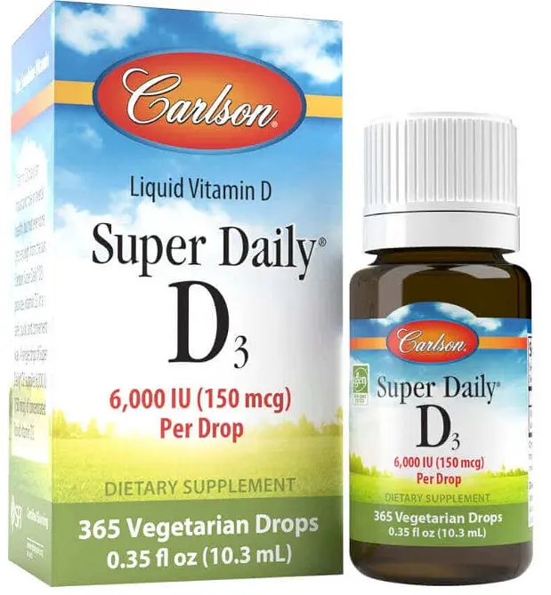 Вітамін D3 масляний Carlson Vitamin D3 6000 МО 10.3 мл - фото 2