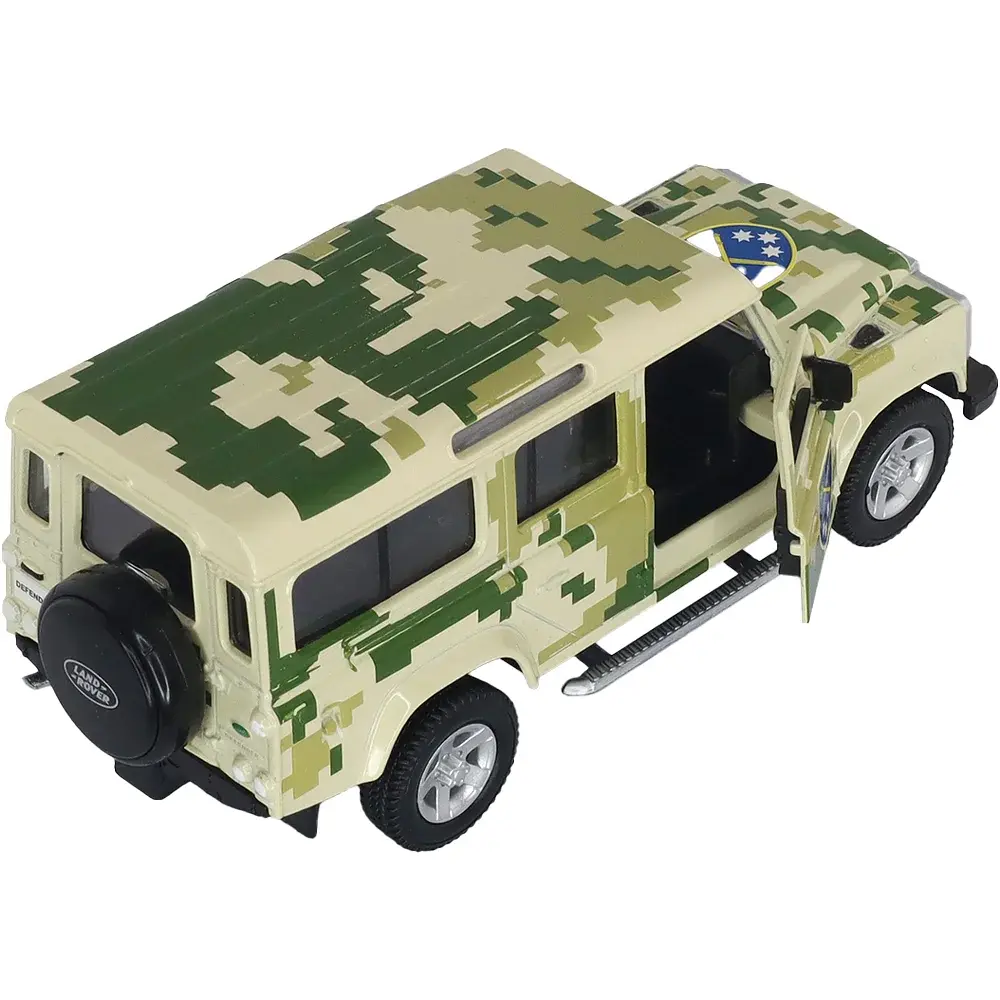 Машинка TechnoDrive серії Шеврони Героїв LAND ROVER DEFENDER "ОК "СХІД" - фото 9