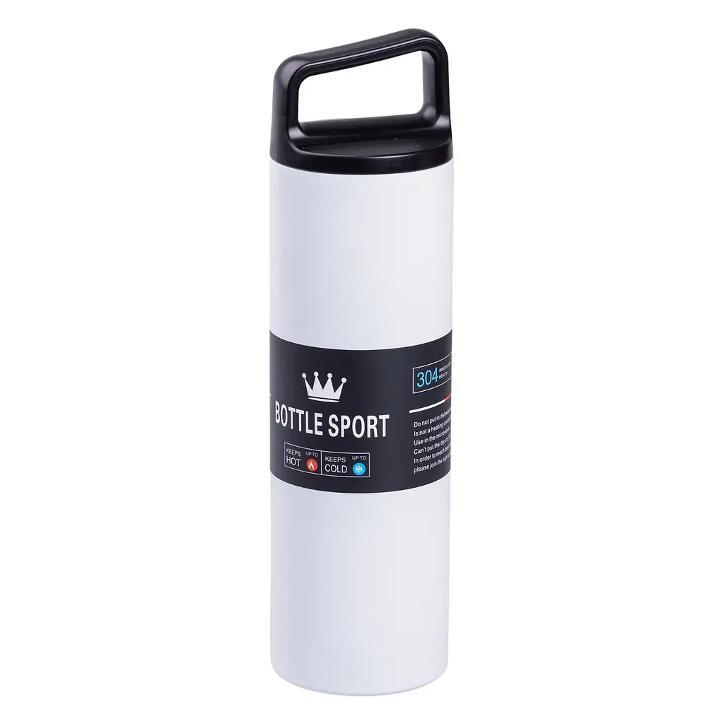 Термос Bottle Sport 500 мл з ручкою, білий Yiwu HPGM5009W - фото 4