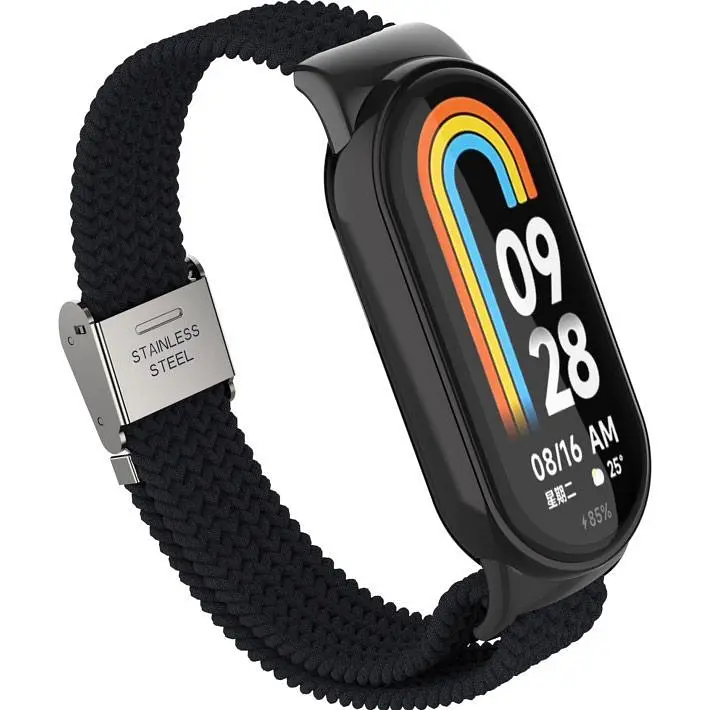 Ремінець ArmorStandart Braided Solo Loop для Xiaomi Smart Band 8 / 9 / 10 Black (ARM86879) [94766] - фото 2